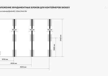 Установка на блоки