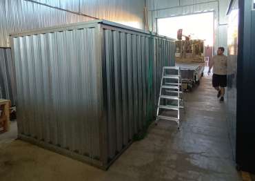 Гараж оцинкованный СКОГГИ для дачи в д. Гусево