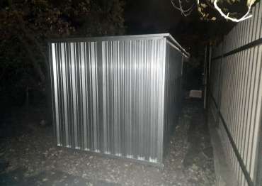 Сарай SKOGGY из профнастила для дачного участка в СТ "Лесная Поляна"