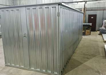 Контейнер SKOGGY из профнастила для хранения инвентаря в СТ "Лесная Поляна"