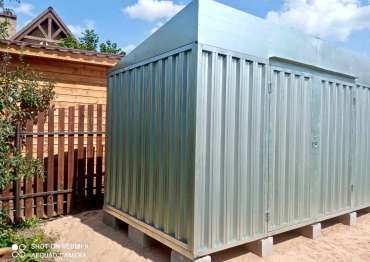 Хозблок SKOGGYжелезный для загородного участка в д. Карабаново