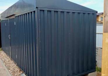 Сарай SKOGGY в сером цвете для мастерской в г. Раменское