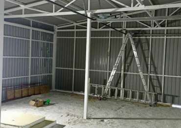 Гараж SKOGGY внутри для грузовых автомобилей в г. Плесецк