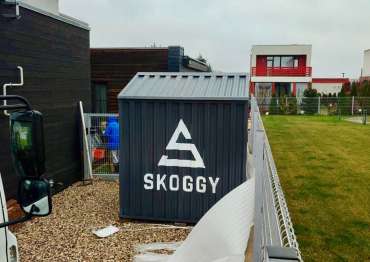 Мини-контейнер для хранения дров в Свинорье, МО