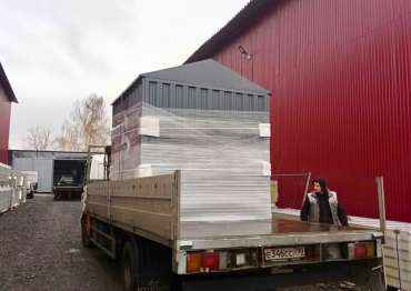 Мини-контейнер для хранения дров в Свинорье, МО