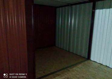 Внутренне пространство контейнера SKOGGY в СНТ Выбор