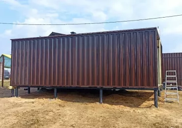 Готовый широкий хозблок SKOGGY в д. Леньково