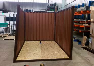 Сборка контейнера SKOGGY для дачного инвентаря в д. Скоротово