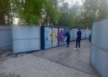 Контейнер для детского квадроцикла в д. Александровка