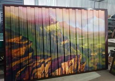 Индивидуальный принт для контейнера на участок в д. Лазурная, Тверская область