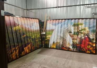 Индивидуальный принт для контейнера в д. Лазурная, Тверская область