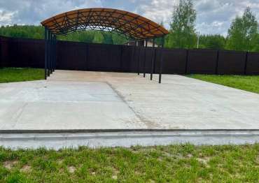 Навес на участке в д. Владимировка, Раменский ГО