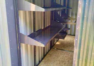 Хозблок СКОГГИ с системой хранения в СНТ Хуторок