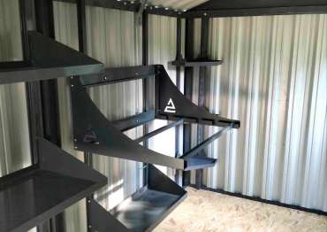 Контейнер SKOGGY с системой хранения в СНТ Хуторок