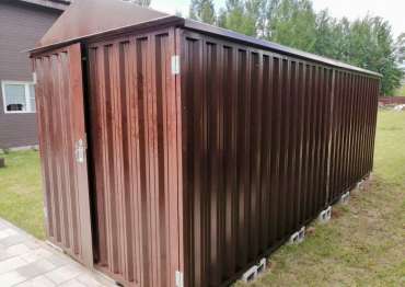 Блок-контейнер для участка в д. Лазурная, Тверская область