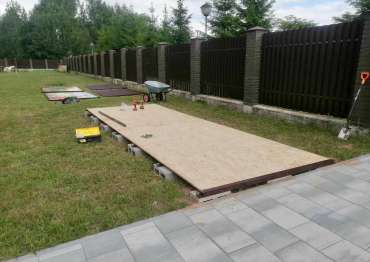 Сборка хозблока для участка в д. Лазурная, Тверская область