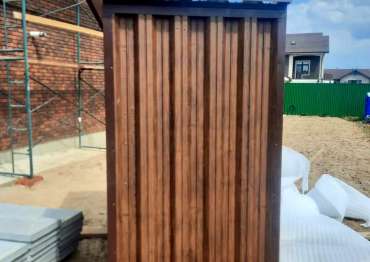 Дровница для заказчика из КП Британика, Истринский р-н, МО