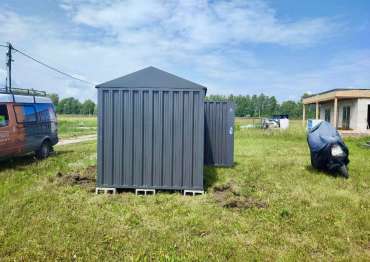 Стильный хозблок для садовых принадлежностей в КП Vanberry Village, с. Острецово, Тульская область