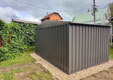 Гараж с увеличенной высотой для заказчика в с. Ситне-Щелканово, ГО Ступино, МО