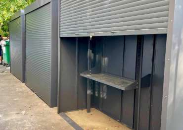 Шкафы с рольставнями для компании "Мосгаз", г. Москва