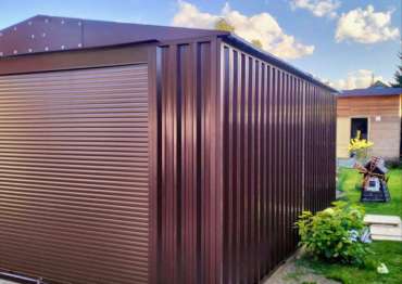 Гараж с рольставнями и увеличенной высотой на участок в дер. Никольское, Солнечногорский р-н, МО