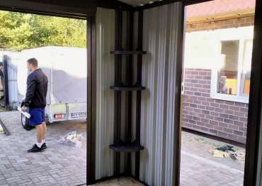 Сборка гаража с люком в полу в дер. Никольское, Солнечногорский р-н, МО