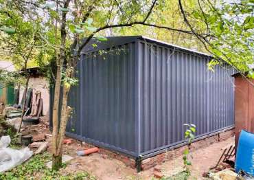 Большой контейнер-гараж на участок в пос. Усово-Тупик, Одинцовский р-н, МО