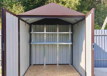 Контейнер для хранения со стеллажом в двойной расцветке в д. Алексеевка, ГО Наро-Фоминский, МО