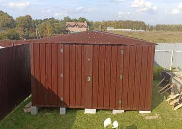 Контейнер для садовой техники на участок в с. Вороново, пос. Вороновское, г. Москва