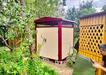 Люксовый контейнер для заказчика в СНТ Луч-2, Сергиево-Посадский район, МО