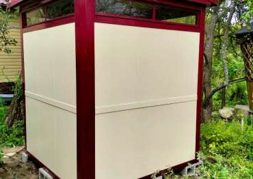 Премиум контейнер в двойной расцветке для заказчика в СНТ Луч-2, Сергиево-Посадский район, МО