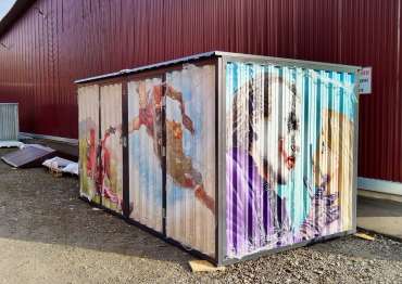 Хозблок в необычном исполнении для заказчика в с. Троице-Лобаново, Ступинский р-н, МО