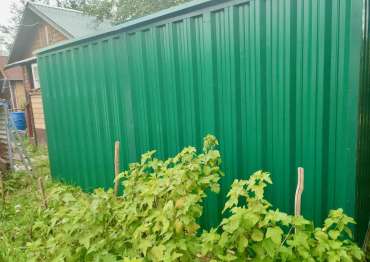 Яркий контейнер в расцветке "зеленый мох" для заказчика в д. Думино, Дмитровский р-н, МО