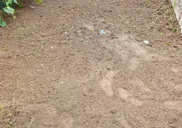 Участок под вместительный хозблок для хранения в расцветке "под дерево" с рольставнями для заказчика в пос. Первомайское, г. Москва