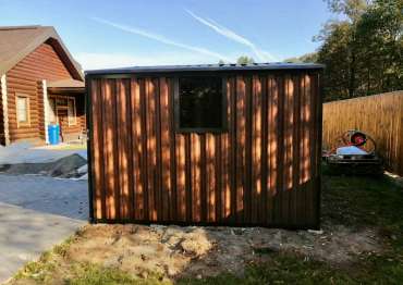 Стильный хозблок для хранения для заказчика в СНТ Сказочный, г.о. Серпухов, МО