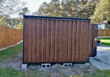 Хозблок с установкой на блоки в СНТ Сказочный, г.о. Серпухов, МО