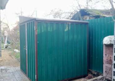 Стильный хозблок в двойной расцветке для заказчика в с. Жаворонки, Одинцовский р-н, МО