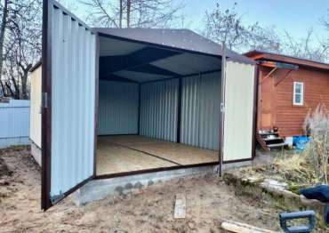 Автомобильный гараж на участок в дер. Митино, Заокский р-н, Тульская область