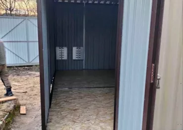 Аккуратный автомобильный гараж для заказчика в дер. Митино, Заокский р-н, Тульская область