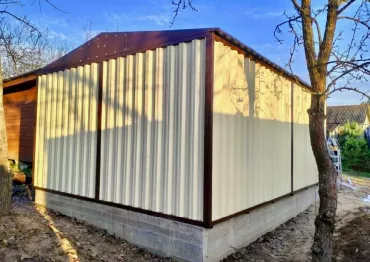 Актуальный автомобильный гараж для заказчика в дер. Митино, Заокский р-н, Тульская область