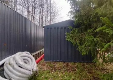 Многофункциональный комплект из хозблока и дровницы для заказчика в КИЗ Зеленая роща, дер. Сивково, Одинцовский р-н, МО