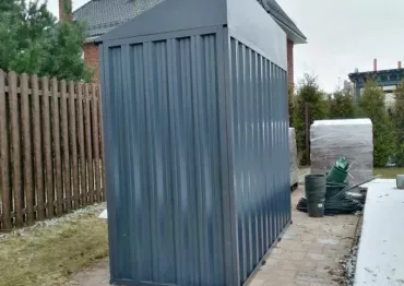 Многофункциональный нестандартный малыш-контейнер для хранения инвентаря в дер. Покровское, г.о. Истра, МО