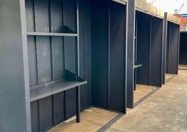 Три шкафа для хранения 2,5 м SKOGGY