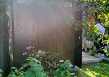 Надежный премиум хозблок МАХ в шоколадном цвете на участок в СТ Салют, Истринский р-н, МО