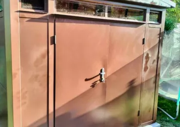  Прочный премиум хозблок МАХ в шоколадном цвете на участок в СТ Салют, Истринский р-н, МО