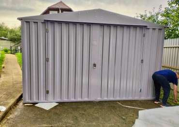 Просторный широкий гараж для квадроцикла и садовой техники в СНТ Альбатрос, Дмитровский р-н, МО