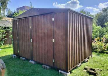 Прочный гараж для хранения личных вещей в двойной расцветке в с. Успенское