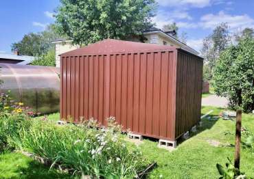 Комфортабельный гараж для хранения личных вещей в двойной расцветке в с. Успенское