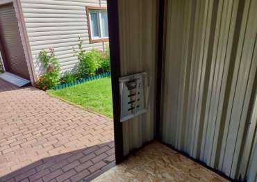 Уникальный гараж для мототехники в двойной расцветке в КП Гельвеция, Тульская область