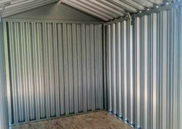 Просторный контейнер для хранения вещей в цинковом цвете в дер. Халтурино, Орехово-Зуевский р-н, МО